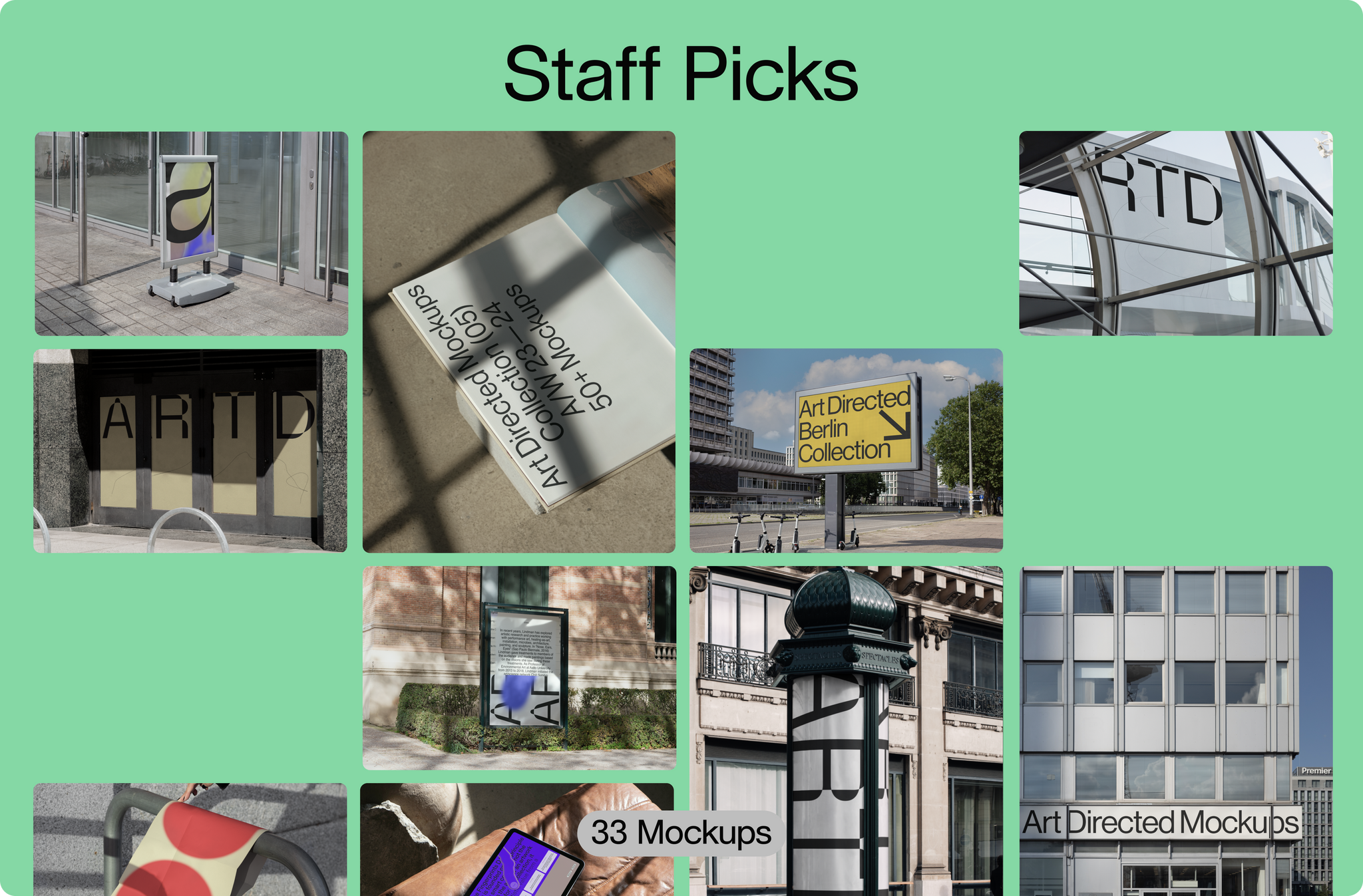 Staff Picks (33 Mockups)